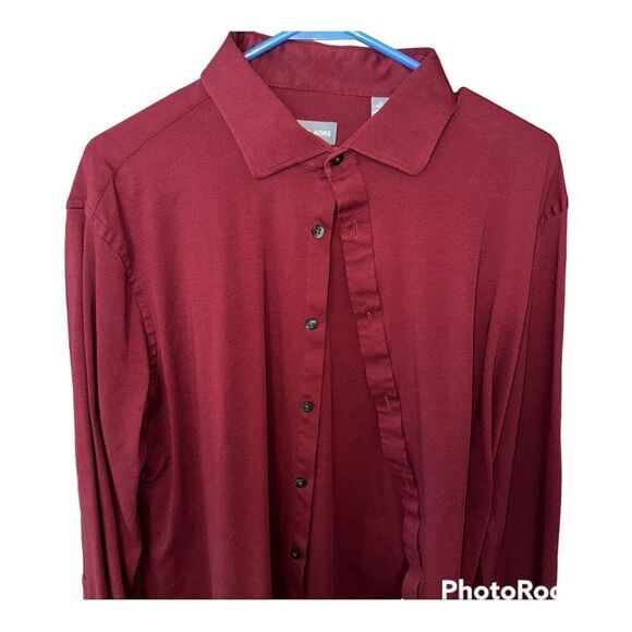 Michael Kors Mens Shirt Slim Fit Fine Gauge Knit XL 17 34/35 - Picture 2 of 5